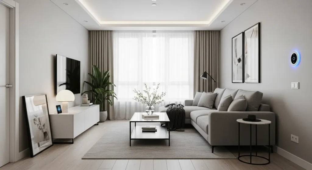 Economizar energia com dispositivos smart em ambiente compacto