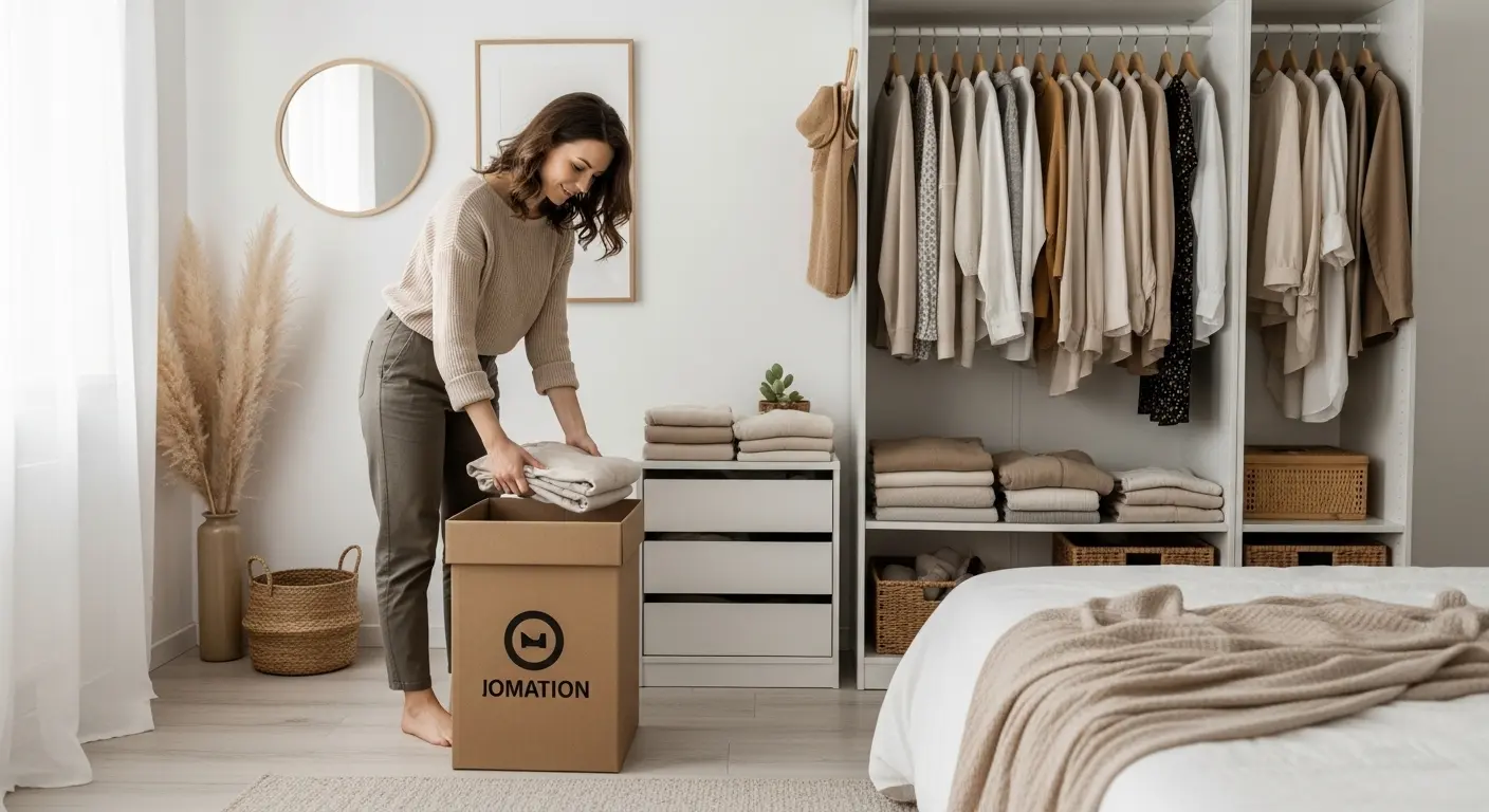 Donation and conscious choices for a sustainable capsule wardrobe